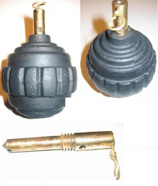 German WW1 KUGEL 1915 hand grenade - Click Image to Close